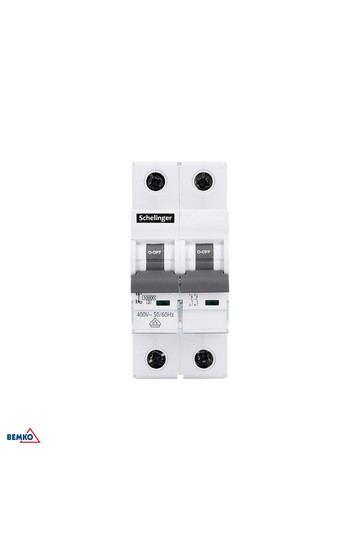 OVERCURRENT CIRCUIT BREAKER 10KA 2P B 16A VDE SCHELINGER
