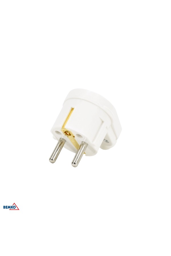 ANGLE PLUG UNISCHUKO 16A WHITE