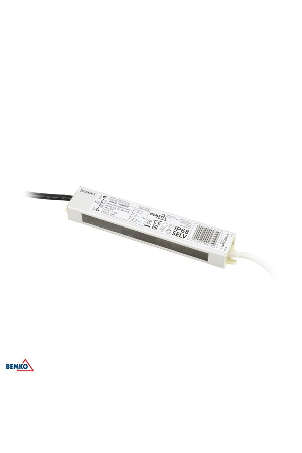 Hermetiškas galios LED transformatorius IP68 12V 20W