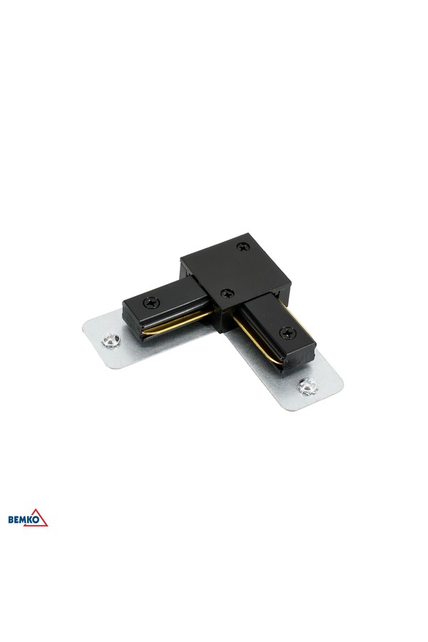 AS2 TRACKLIGHT L CONNECTOR 1-PHASE 2-WIRES BLACK