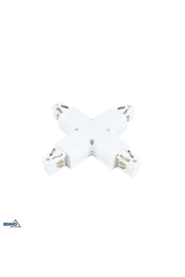 AS4 TRACKLIGHT X SUPPLY CONNECTOR 3-PHASE 4-WIRES WHITE