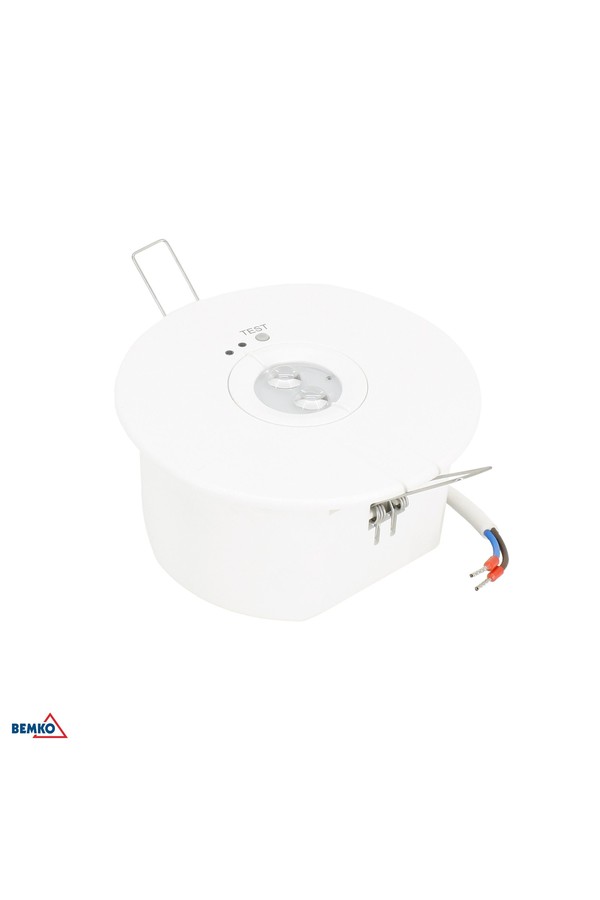 EMERGENCY LUMINAIRE TOLER 2 ROUND 2,5W LENS SET IP65 AUTOTEST 3H
