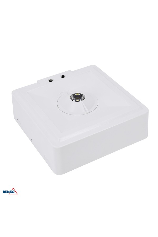 EMERGENCY LUMINAIRE SKALER SQUARE 3W NARROW-BEAM OPTICS IP40 AUTOTEST 1H CNBOP