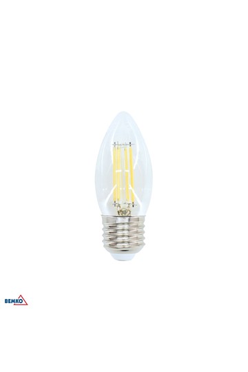 LED FILAMENT 230V E27 C35 6W 700LM 2700K 320°
