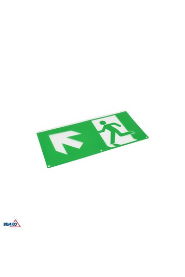 PICTOGRAM FOR MALER LUMINAIRE DIAGONAL ARROW UP LEFT 324 X 158 MM