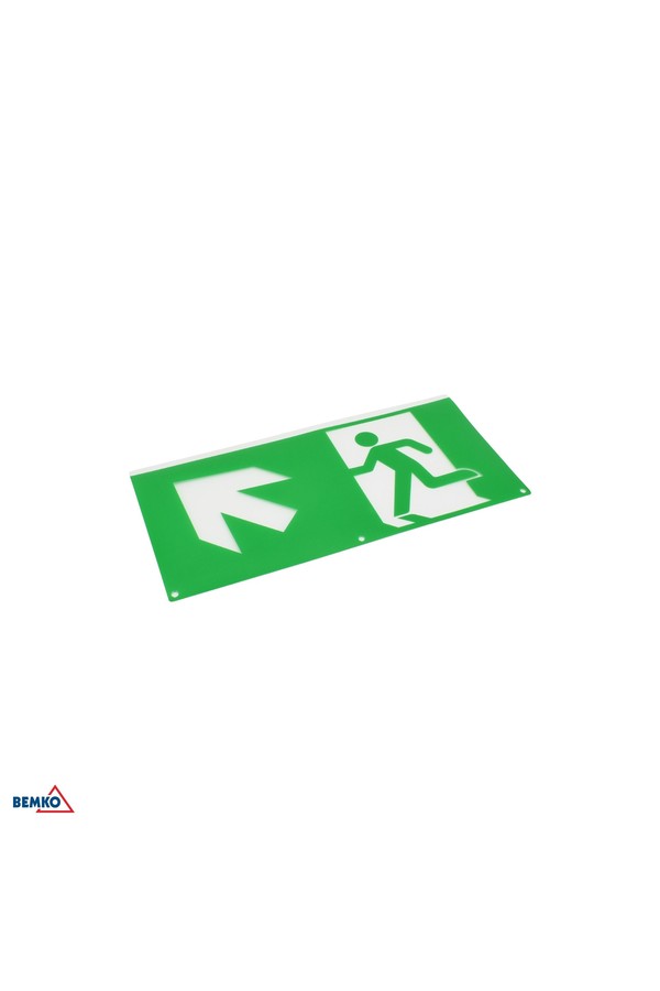 PICTOGRAM FOR MALER LUMINAIRE DIAGONAL ARROW UP LEFT 324 X 158 MM
