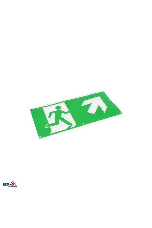 PICTOGRAM FOR MALER LUMINAIRE DIAGONAL ARROW UP RIGHT 324 X 158 MM