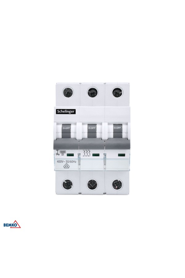 overcurrent circuit breaker 10ka 3p b 06a vde schelinger