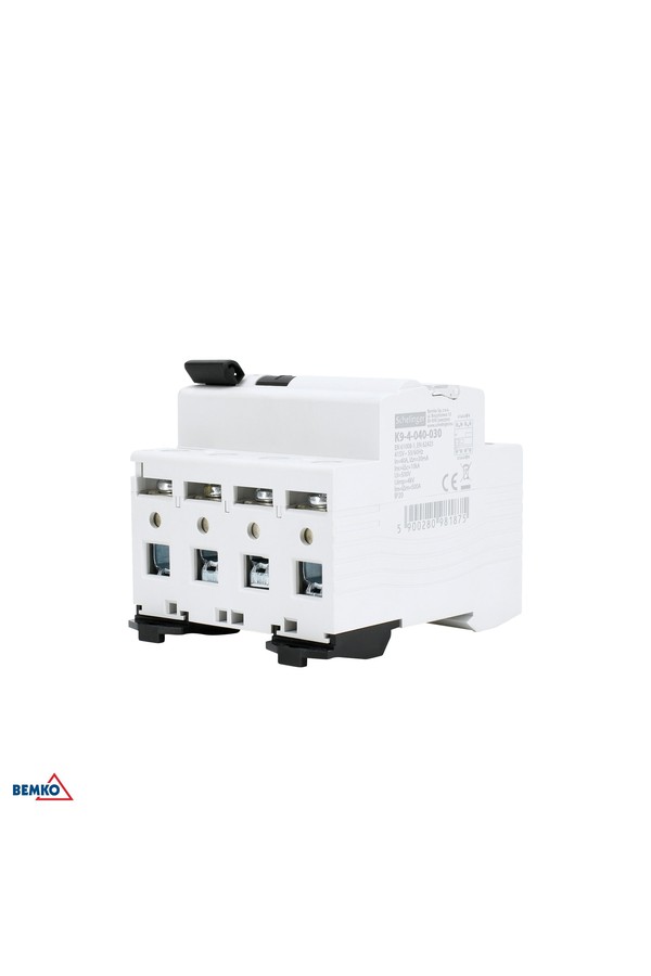 RESIDUAL CURRENT CIRCUIT BREAKER B TYPE 4P 40A 30mA SCHELINGER