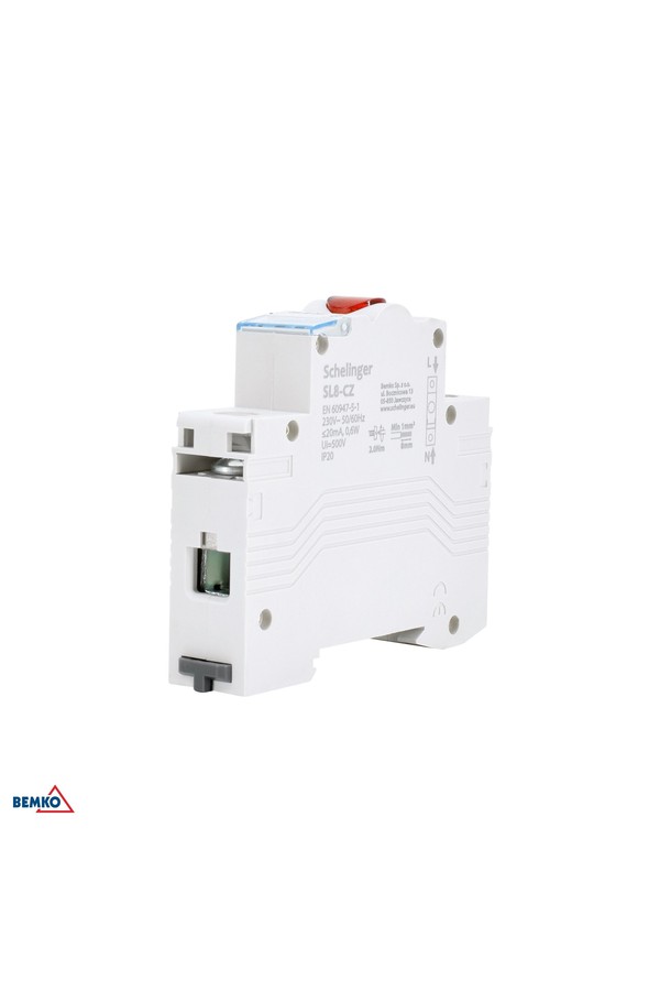 LED indikatora gaisma sl8 sarkana Schelinger
