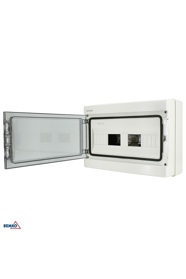 SURFACE-MOUNTED HERMETIC DISTRIBUTION BOARD IP65 TERMINAL BLOCK 18N+18PE 1x18P