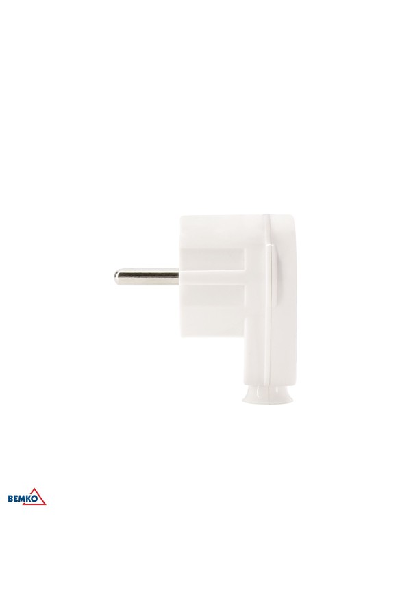 ANGLE PLUG UNISCHUKO 16A WHITE