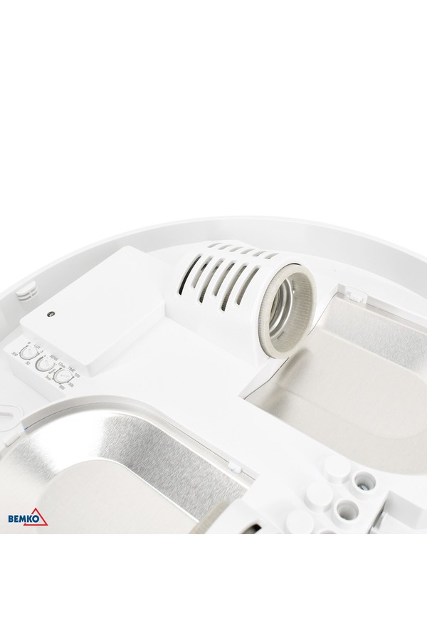 CEILING LUMINAIRE TAZAN WITH PRESENCE SENSOR 2x40W E27 IP44 GLASS+PC