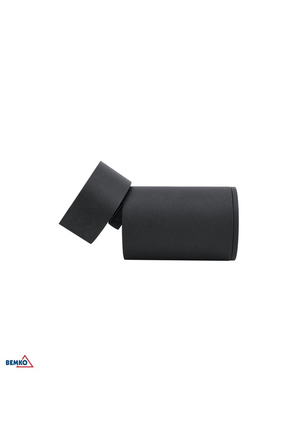 spotlight gu10 surface mounted adjustable black verko