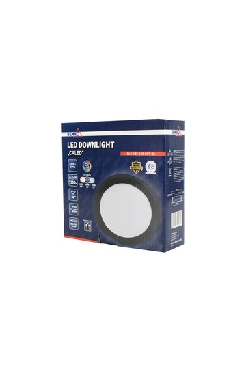 LED DOWNLIGHT CALED 15W-21W 3000K/4000K/5000K 1600LM-2320LM CRI90 IP44 BLACK