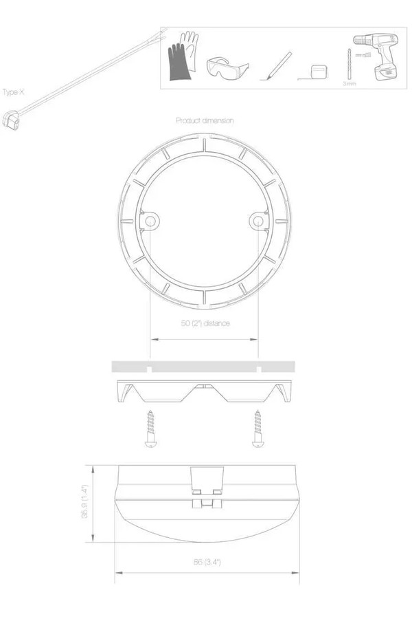 HIGHBAY LED VOYAGER 150W 4000K 21000LM CRI80 IP65 120°