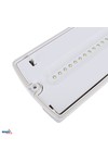 EMERGENCY SURFACE-MOUNTED LUMINAIRE GALER 3H 3.5W IP65 CNBOP WITH PICTOGRAM SET