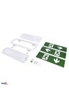EMERGENCY SURFACE-MOUNTED LUMINAIRE GALER 3H 3.5W IP65 CNBOP WITH PICTOGRAM SET