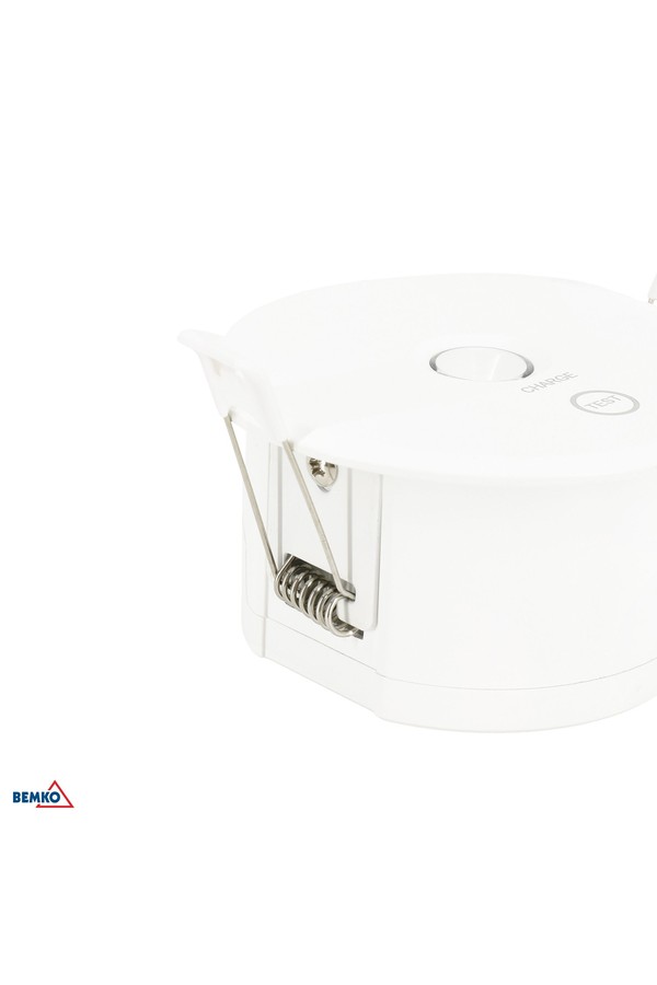 EMERGENCY LUMINAIRE TOLER 2 ROUND 1W CORRIDOR LENS IP54 AUTOTEST 3H