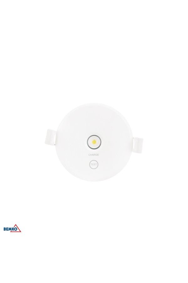 EMERGENCY LUMINAIRE TOLER 2 ROUND 1W OPEN SPACE OPTIC IP54 AUTOTEST 3H