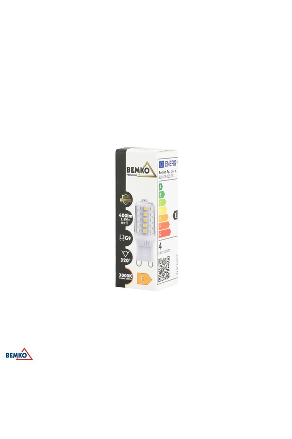 LED LIGHT SOURCE 230V G9 3.5W 400LM 3000K 320°