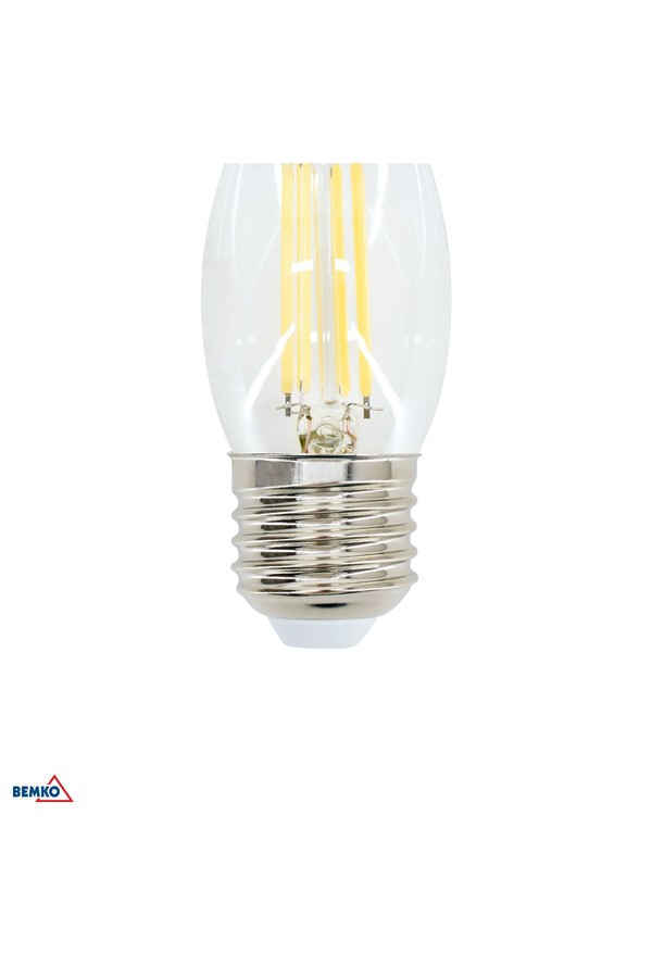 LED FILAMENT 230V E27 C35 6W 750LM 4000K 320°