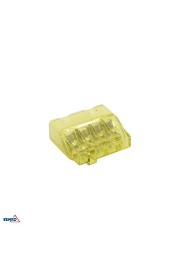 PUSH-IN WIRE CONNECTOR 0,5-2,5mm2 x 4 -100 PCS.