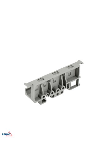 DIN RAIL ACCESSORY FOR P05 CONNECTOR GREY