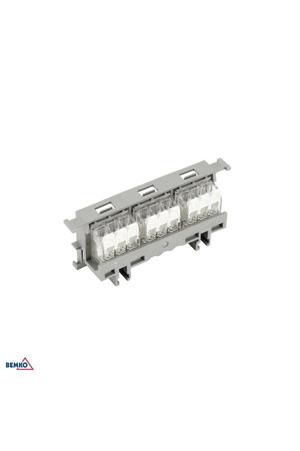 DIN RAIL ACCESSORY FOR P05 CONNECTOR GREY