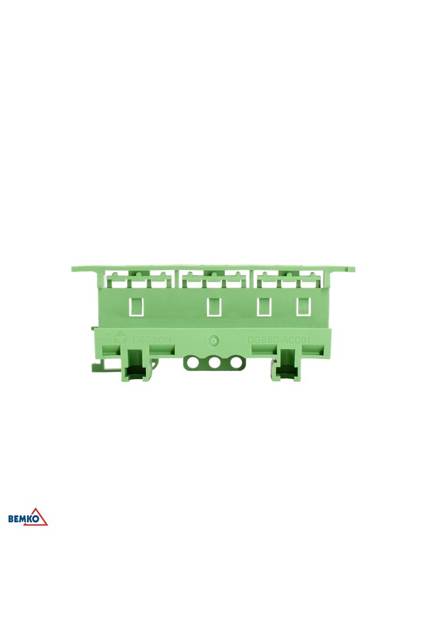 DIN RAIL ACCESSORY FOR P05 CONNECTOR GREEN