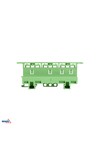 DIN RAIL ACCESSORY FOR P05 CONNECTOR GREEN