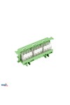 DIN RAIL ACCESSORY FOR P05 CONNECTOR GREEN