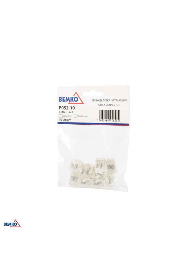 QUICK CONNECTOR 4mm2 x 2 - 10 PCS