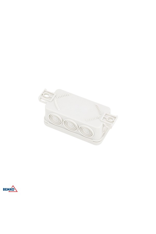 SURFACE MOUNTED INSTALLATION BOX 85x45x37MM IP55 8P LIGHT GRAY