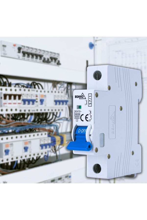 overcurrent circuit breaker 1p c 63a