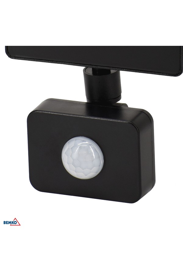 led floodlight smd lofot 10w 6000k 870lm ip65 pir black