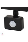 LED-valonheitin SMD Lofot 10W 6000K 870lm IP65 PIR musta