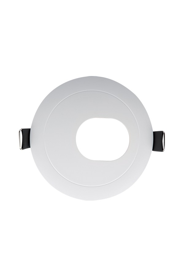 Ümar allvalgusti plastikust, ühest küljest, D90mm, valge