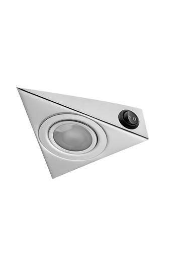 SIM-255K CABINET SPOTLIGHT CHROME FOR 12V JC HALOGEN LAMP