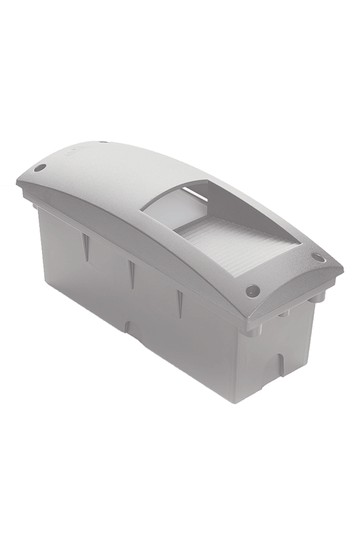 LETI 300HVP LED RECESSED WALL LAMP 1XE27 IP66 GREY