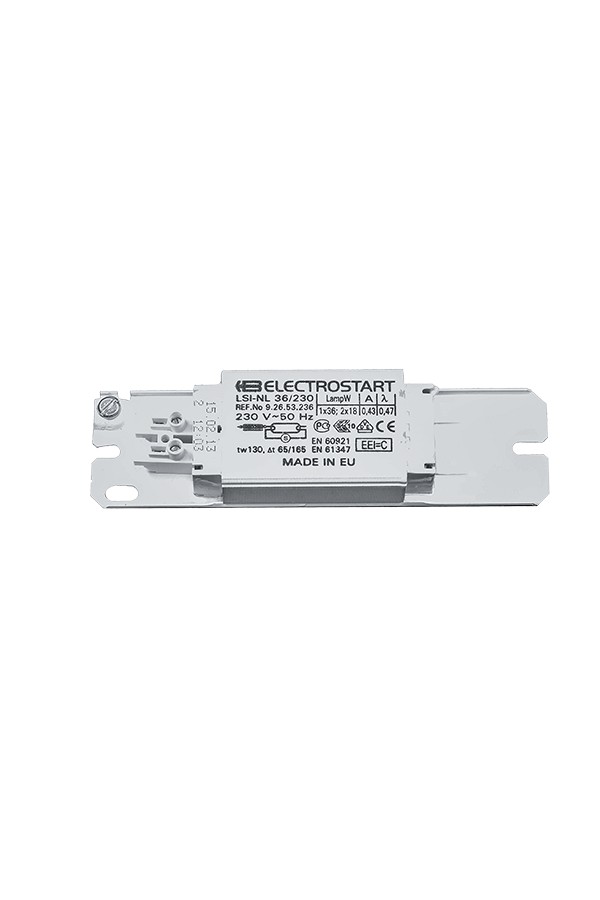 BALLAST 36W FOR FLUORESCENT LAMPS – TYPE T8