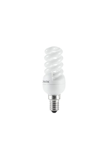 COMPACT FLUORESCENT LAMP SPIRAL D2 E14 9W 2700K