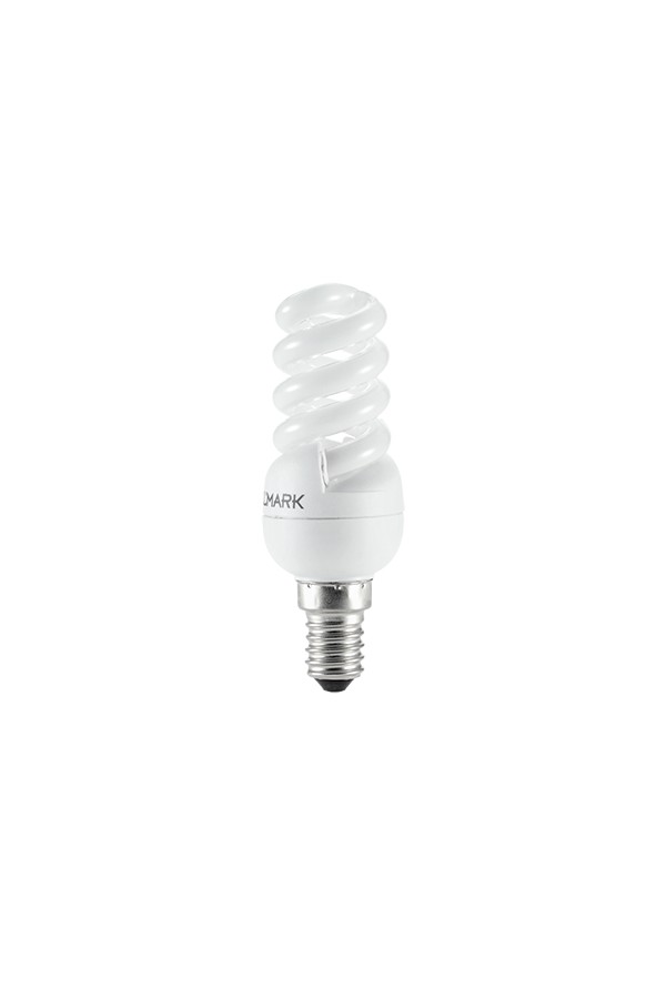 Kompaktne luminofoorlamp spiraalkujuga D2 E14 9W 2700K