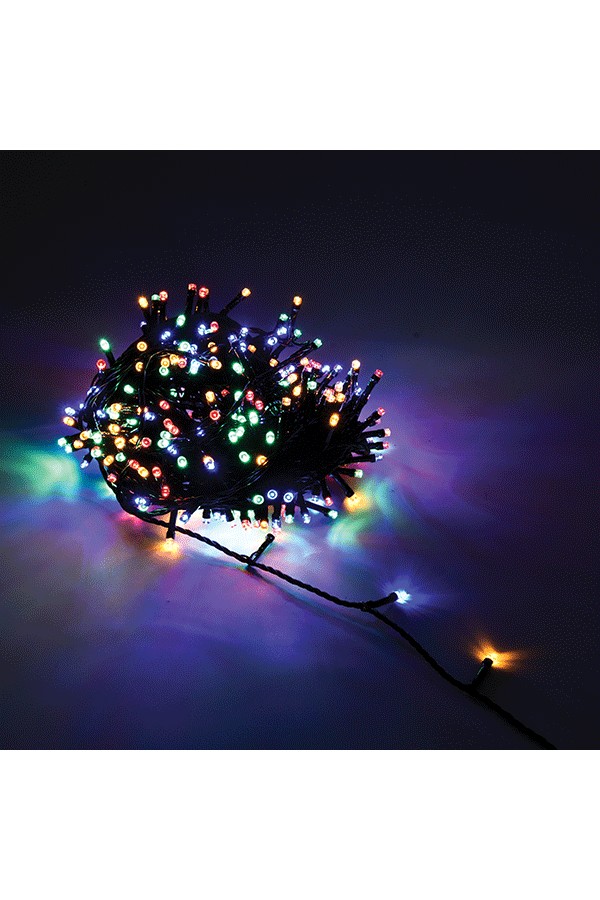 Kalėdinė virvelė su švieselėmis 3,6W RGB 5M IP44 240V