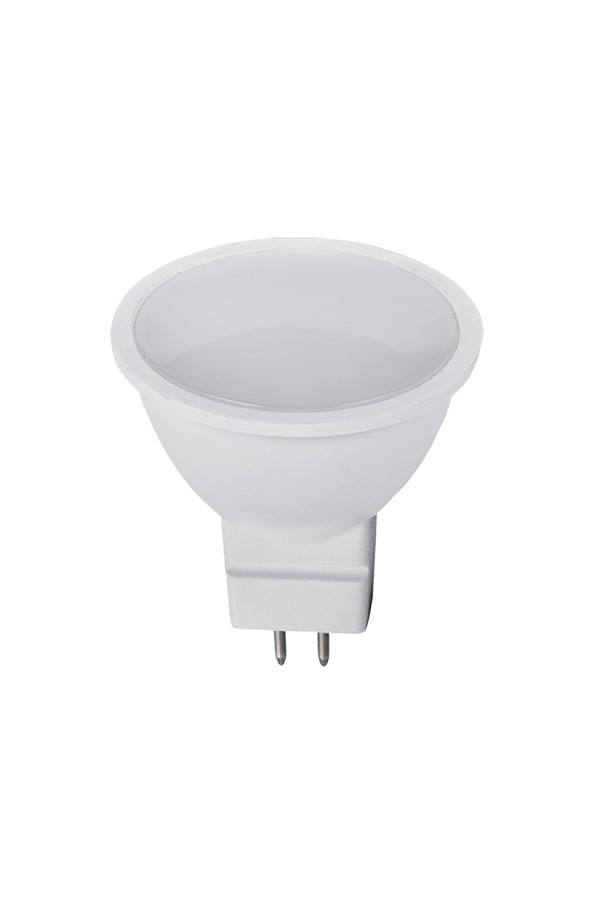 LED lempa SMD2835 6W 120° GU5.3 12V šiltai balta