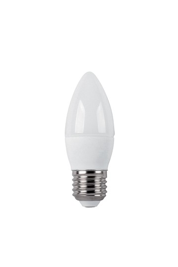 LED-küünallamp C37 SMD2835 8W E27 230V soe valge