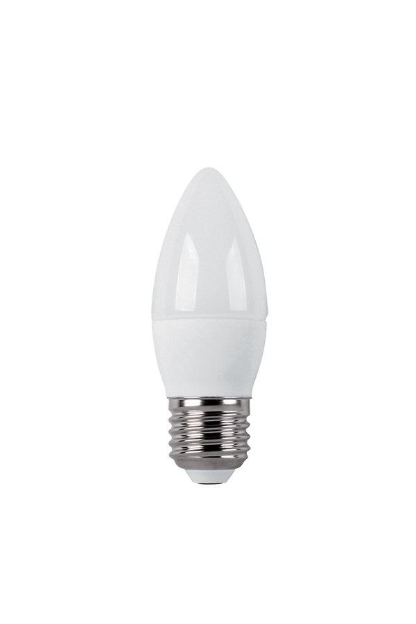 LED-küünallamp C37 SMD2835 8W E27 230V soe valge