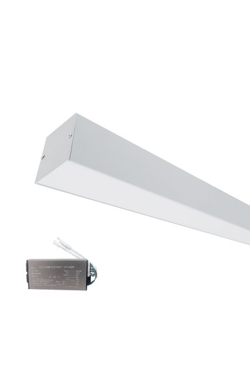 LED PROFILES FOR SURFACE MOUNTING S77 24W 4000K 600MM WHITE+EMERGENCY KIT