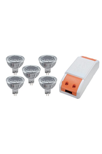 LED DRIVER 18W+ 5X LED1 3W 2700K MR16