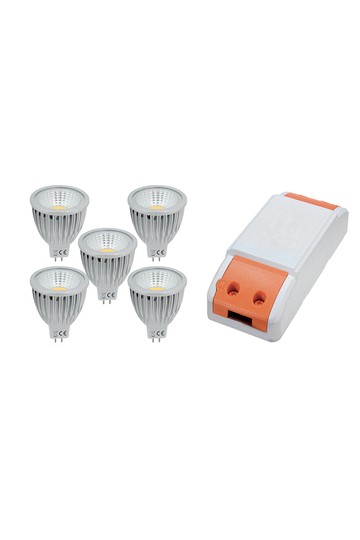 LED DRIVER 36W+ 5X LED3 5W 4000K MR16